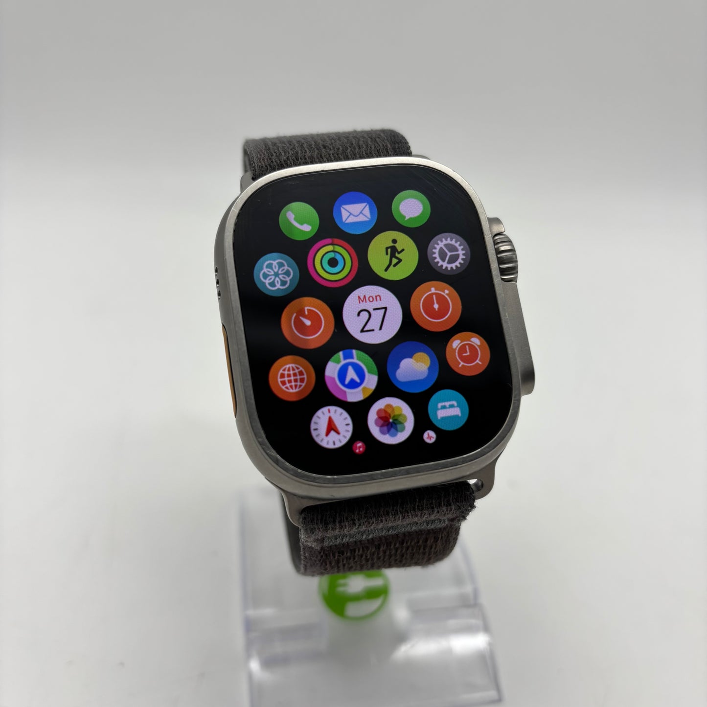 GPS Only Apple Watch Ultra 49MM Natural Titanium Grey Alpine Loop MQF53LL/A