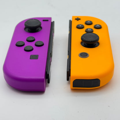 Nintendo  Switch Joy-Cons Pair Wireless HAC-015/HAC-016 Neon Purple/Orange