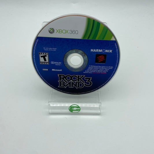 Rock Band 3  (Microsoft Xbox 360,  2010)  Disc Only