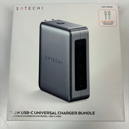 New Satechi 145W USB-C Universal Charger Bundle Power Adapter CT-W145C2 Sealed