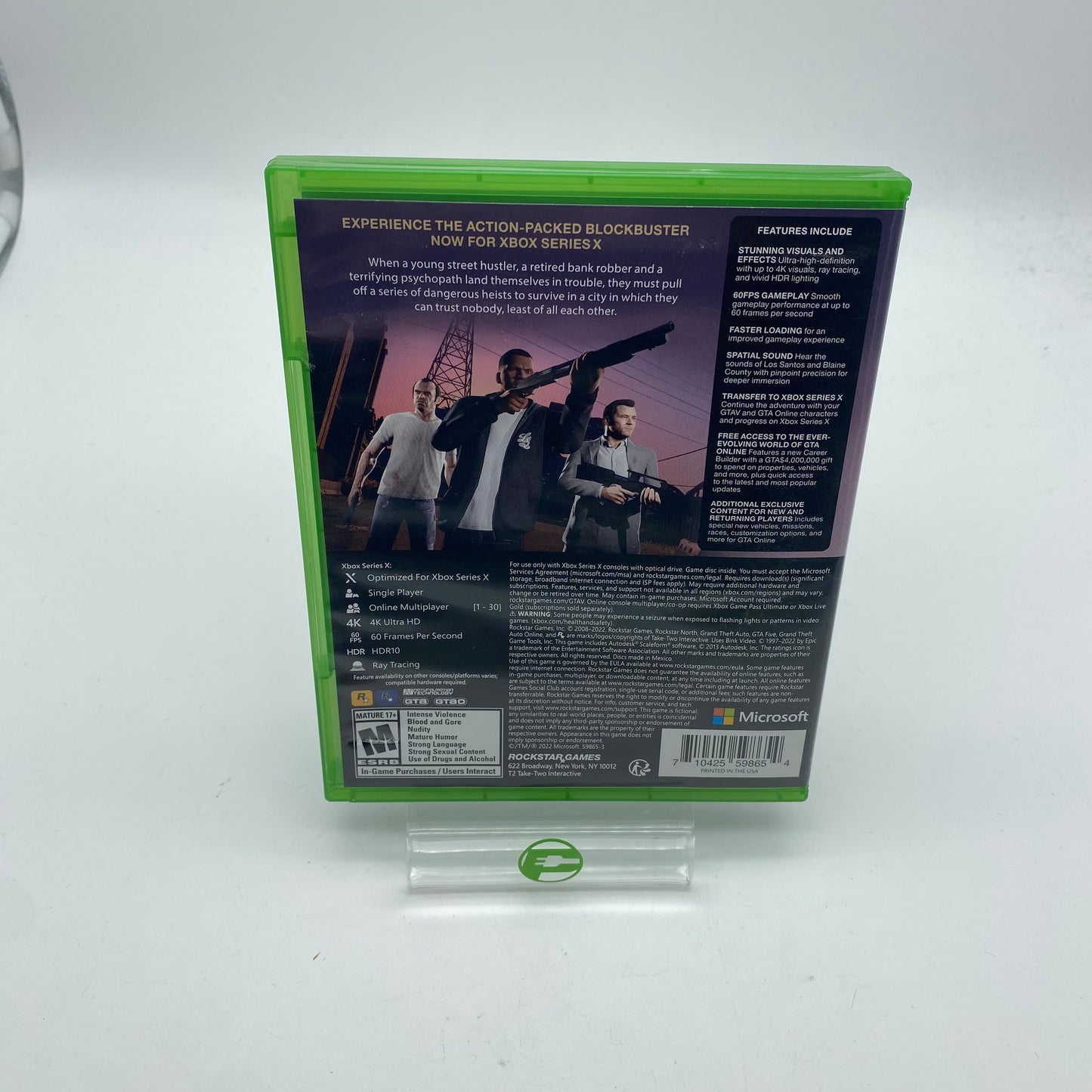 Grand Theft Auto V (Microsoft Xbox Series X, 2022) PayMore Round Rock