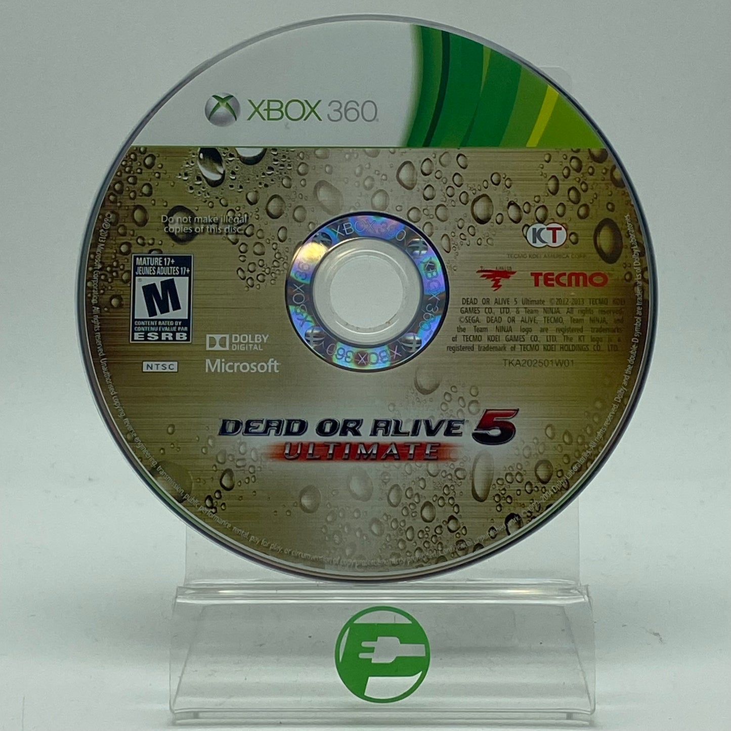 Dead or Alive 5 Ultimate (Microsoft Xbox 360, 2013) Disc Only