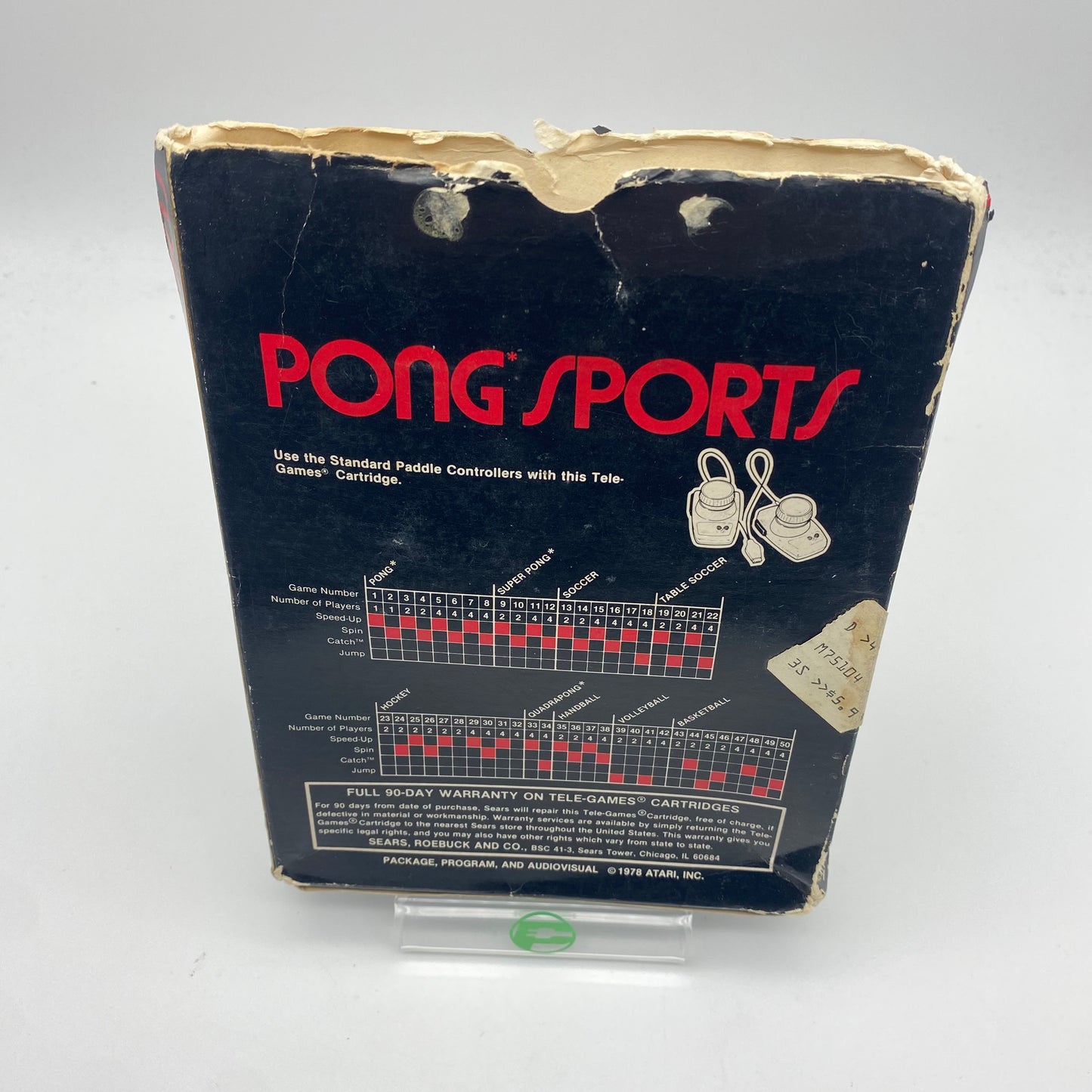 Pong Sports  (Atari 2600,  1976)