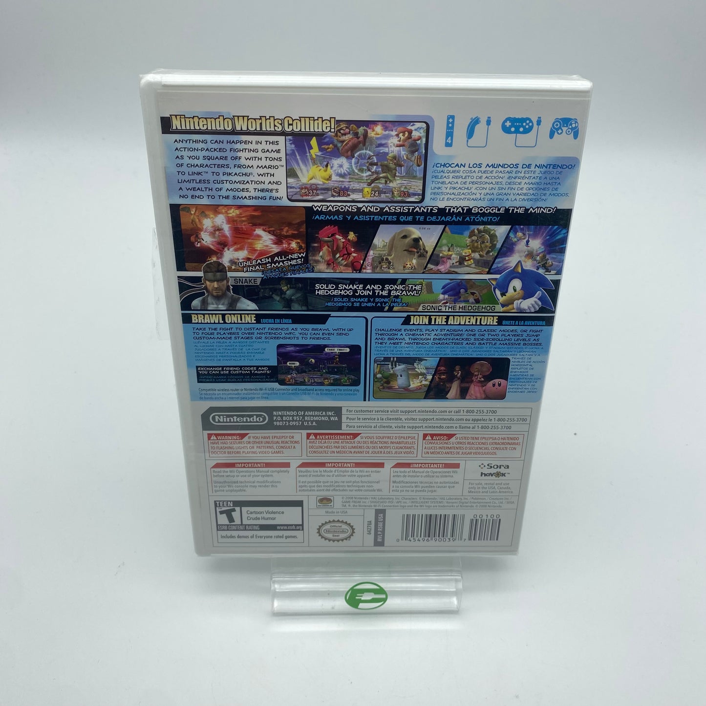 Super Smash Bros. Brawl New Sealed  (Nintendo Wii,  2008)