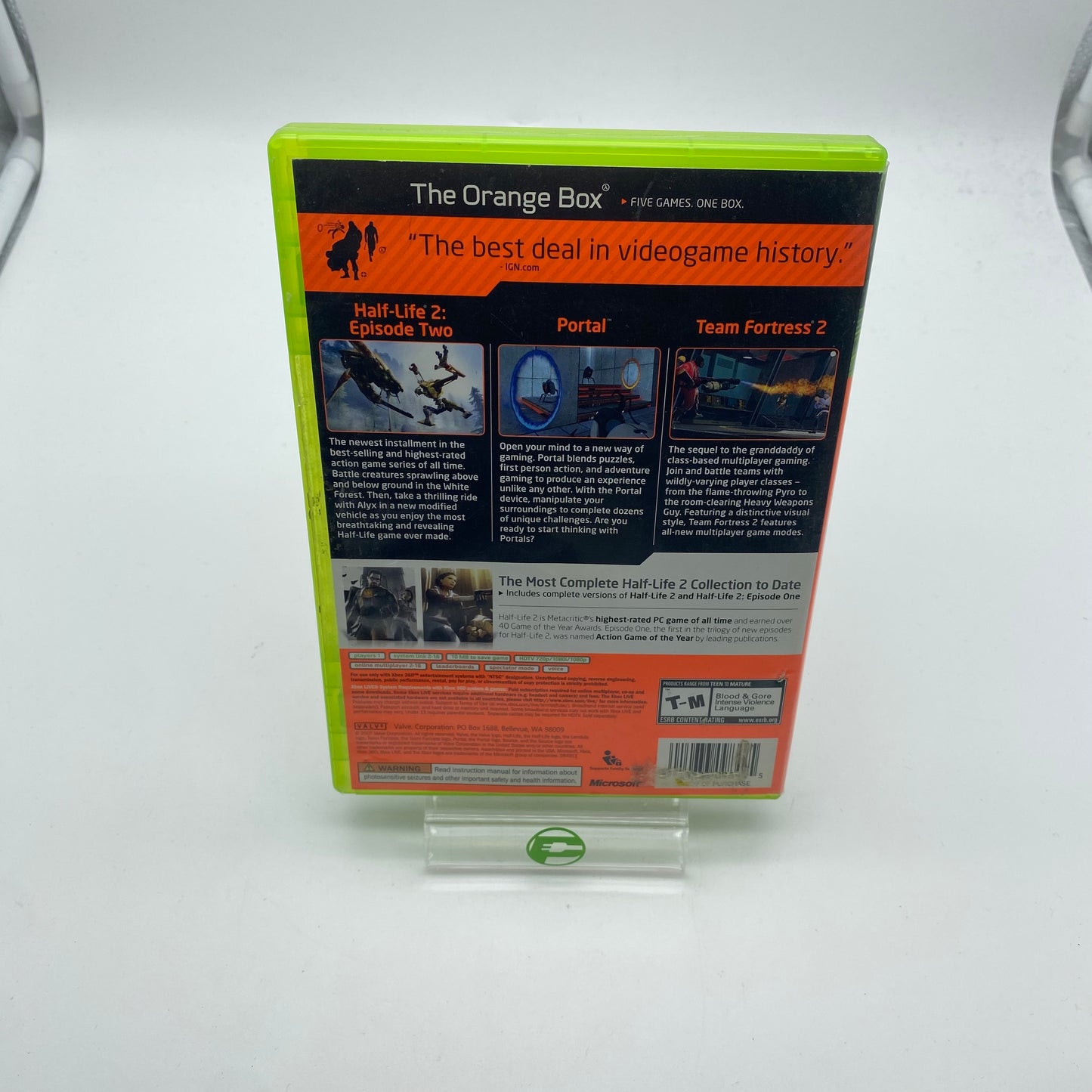 Orange Box  (Microsoft Xbox 360,  2007)