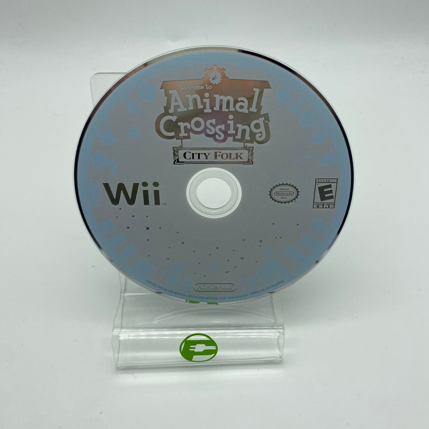 Animal Crossing City Folk  (Nintendo Wii,  2008)  Disc Only