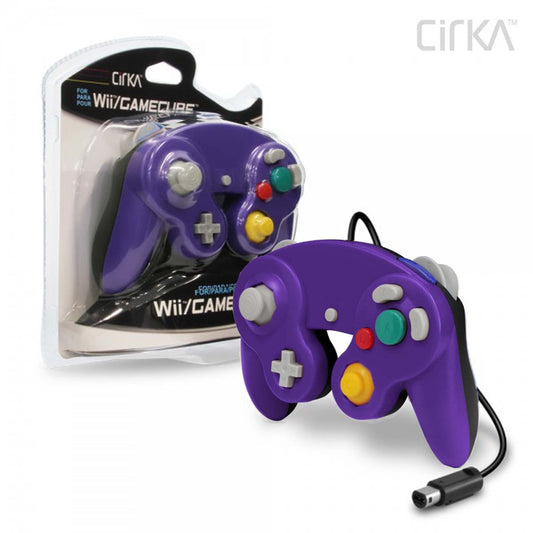New Cirka Gamecube Purple Controller M05819-PU