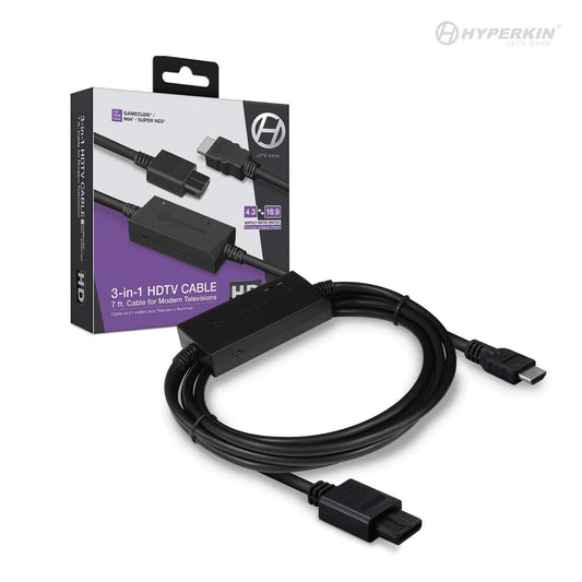 New Hyperkin Gamecube/N64/Super NES 3 in 1 HDTV Cable  M07373