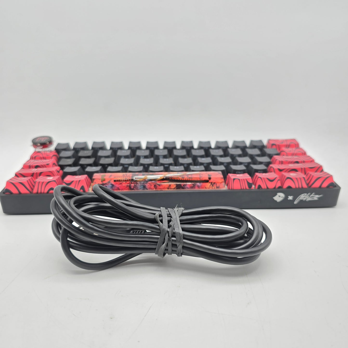 Ghost Pewdiepie A1 Wireless Keyboard Aluminum Case Keyboard